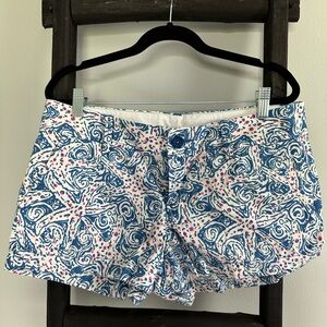 Lilly Pulitzer starfish Walsh shorts 3” inseam